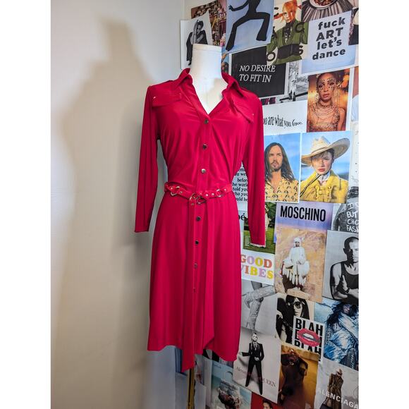 Vintage Cache Red Dress - Picture 1 of 5